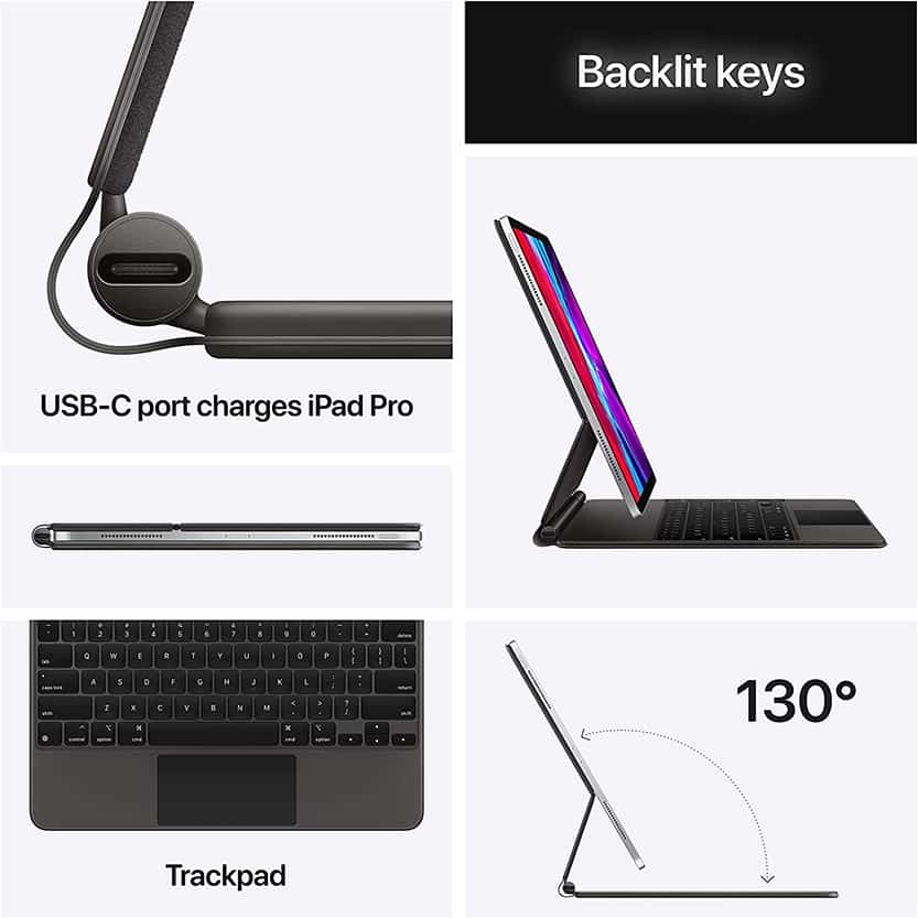 Magic Keyboard for 12.9-inch iPad Pro (3/4/5th Generation) - US English