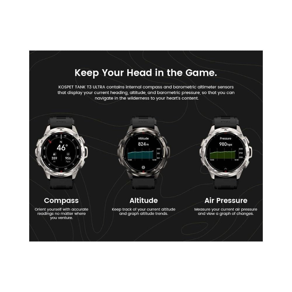 Kospet Tank T3 Ultra Smartwatch -Special Edition