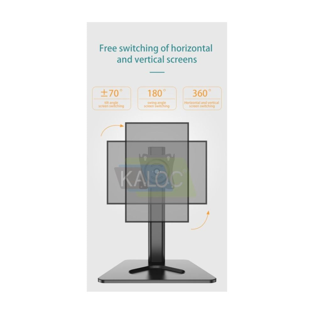 KALOC DZ100T Single Monitor Arm,Easy Adjustment, for Screens 17 to 32 Inches