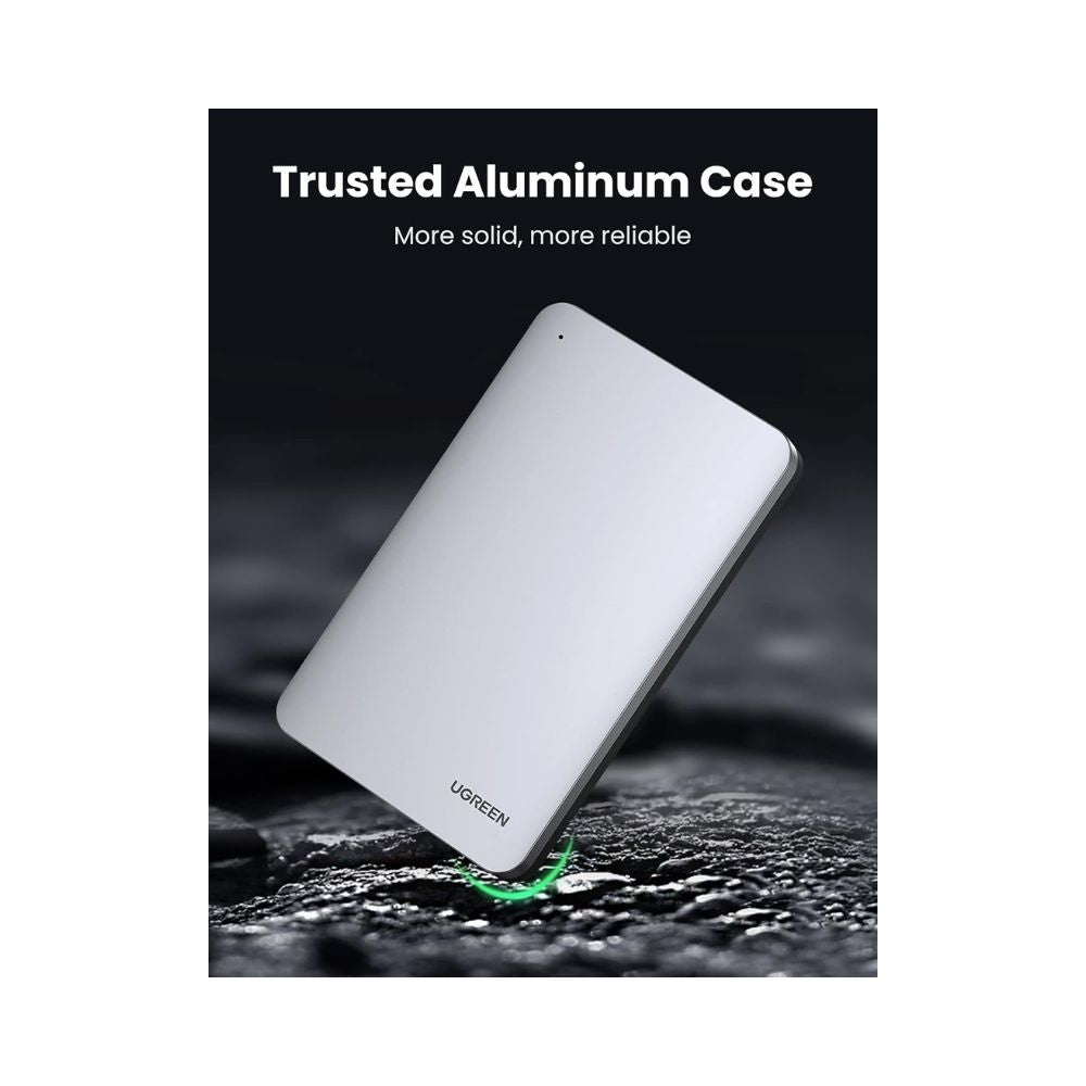 UGREEN USB C Hard Drive Enclosure for 2.5" SATA SSD HDD Aluminum USB C to SATA Adapter