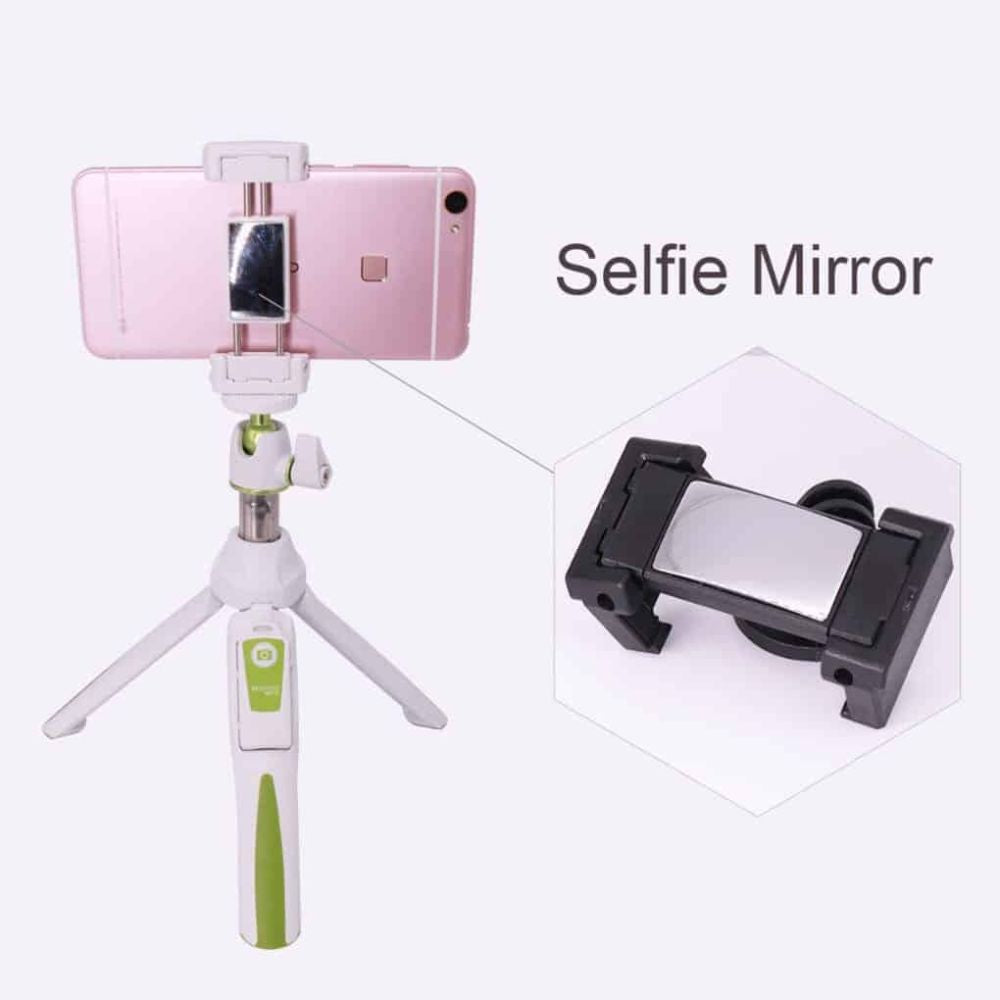 BENRO MK10 Selfie Stick Adjustable Tripod Bluetooth 3.0 Clamp for iOS- Android