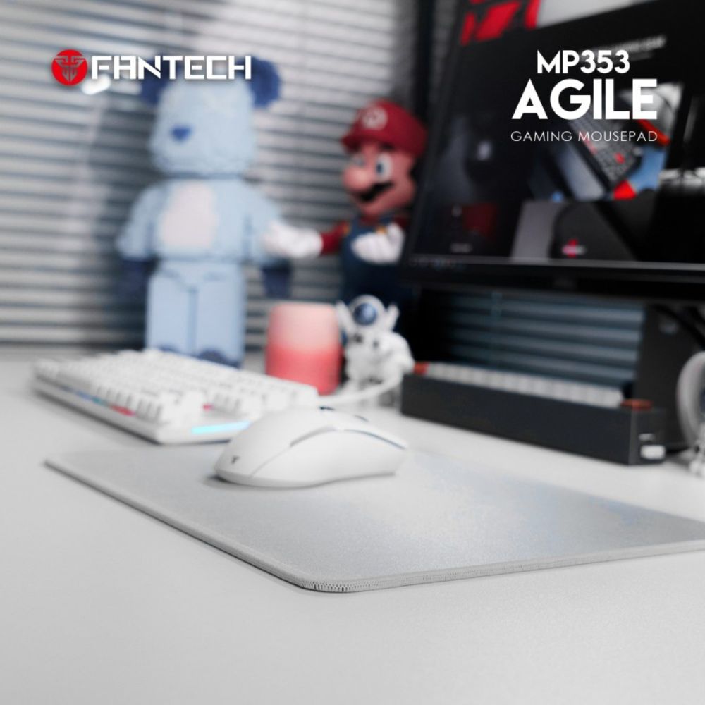 Fantech MP353 AGILE, Gaming and Office Mousepad, Medium Size: 35cmx30cmx0.4cm, Black