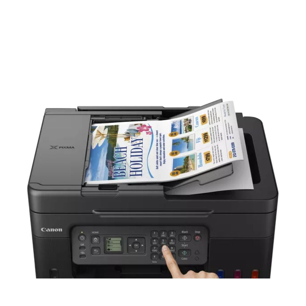 Canon PIXMA G4470 Wireless Colour All-in-one Refillable MegaTank Inkjet Printer, Fast Prints