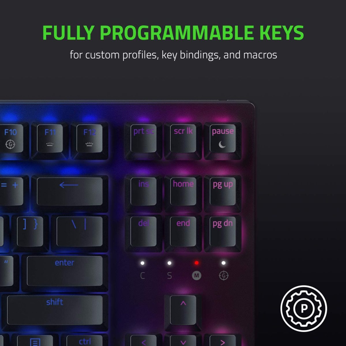 Razer BlackWidow V3 Tenkeyless Yellow Switch Mechanical Gaming Keyboard