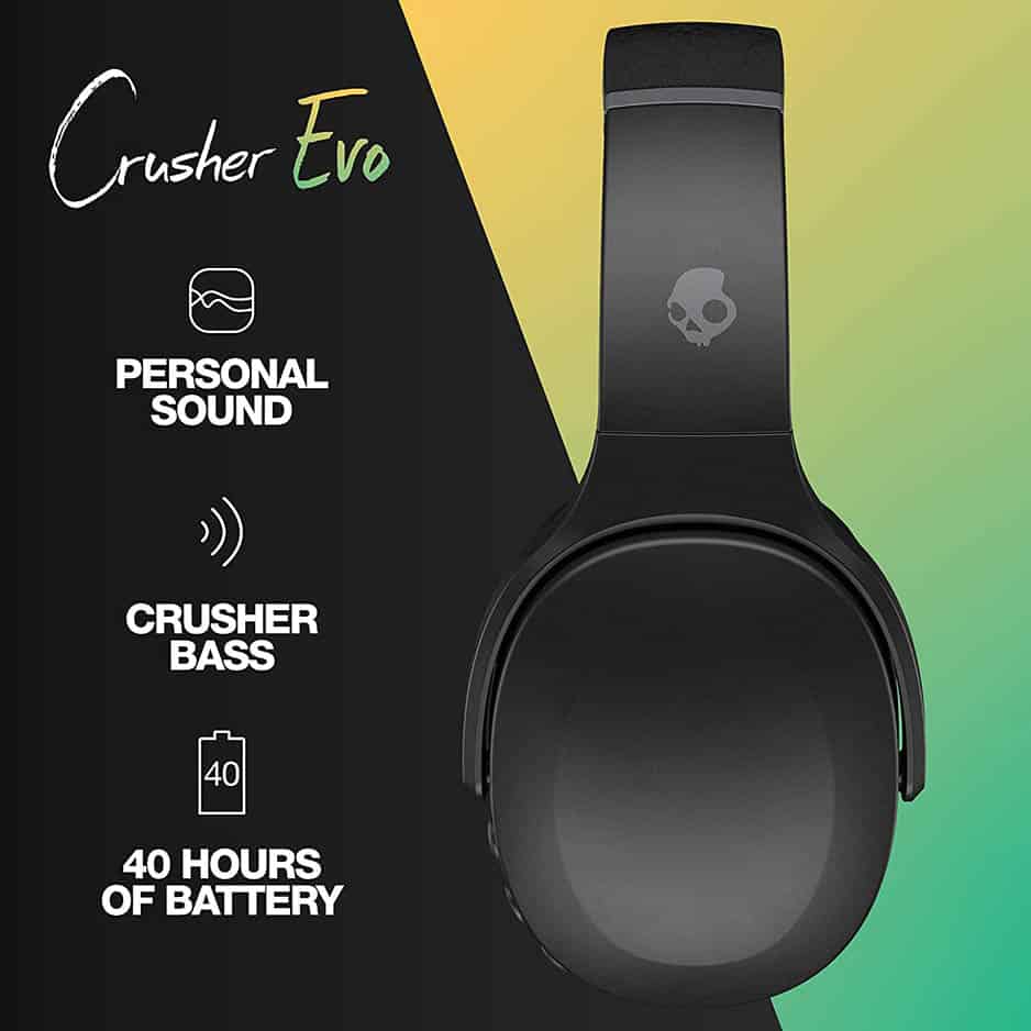 Skullcandy Crusher Bluetooth Wireless Headphones + Mic