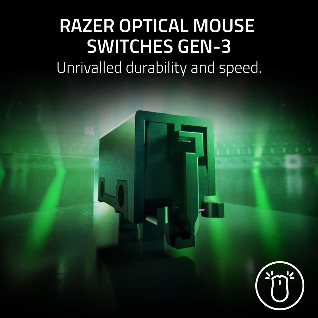 Razer Viper V3 Pro - Black Ultra-lightweight Wireless Symmetrical Esports Mouse 54 G Ultra-Lightweight Design Razer™ Focus Pro 35K Optical Sensor Gen-2 Razer™ HyperPolling 8K Hz Technology