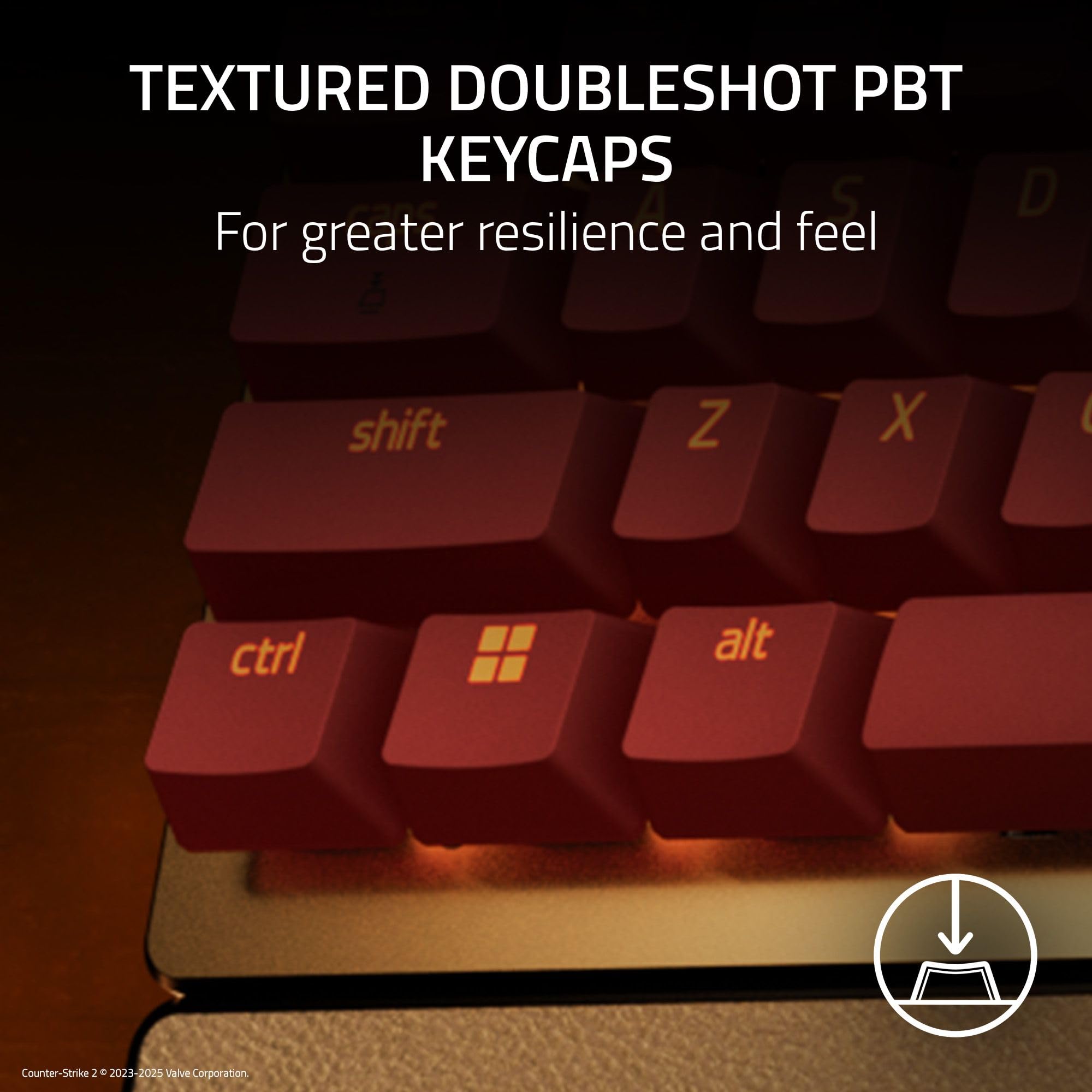 Razer Huntsman V3 Pro Tenkeyless Analog -Optical Esports Keyboard - Counter-Strike 2 Edition