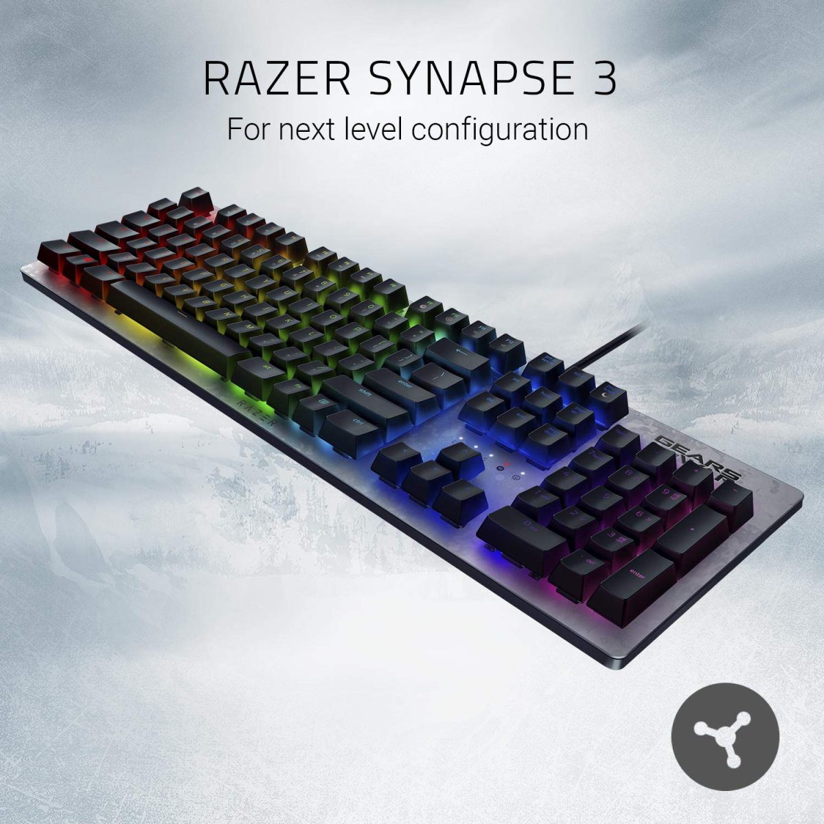Razer Huntsman Mechanical Gaming Keyboard – Gears of War 5 edition – US Layout - RAZ03-02522000-R3M1