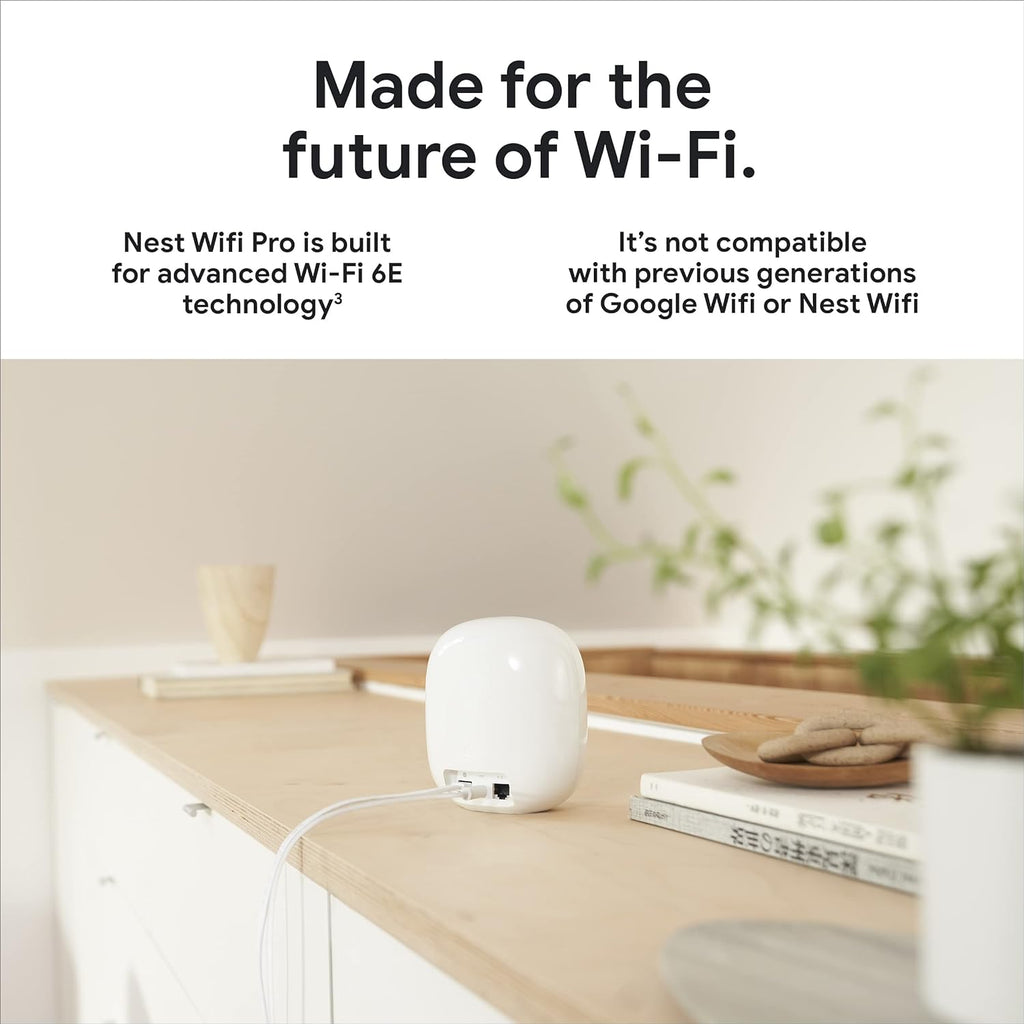 Google Nest Wifi Pro - 3 Pack Mesh System