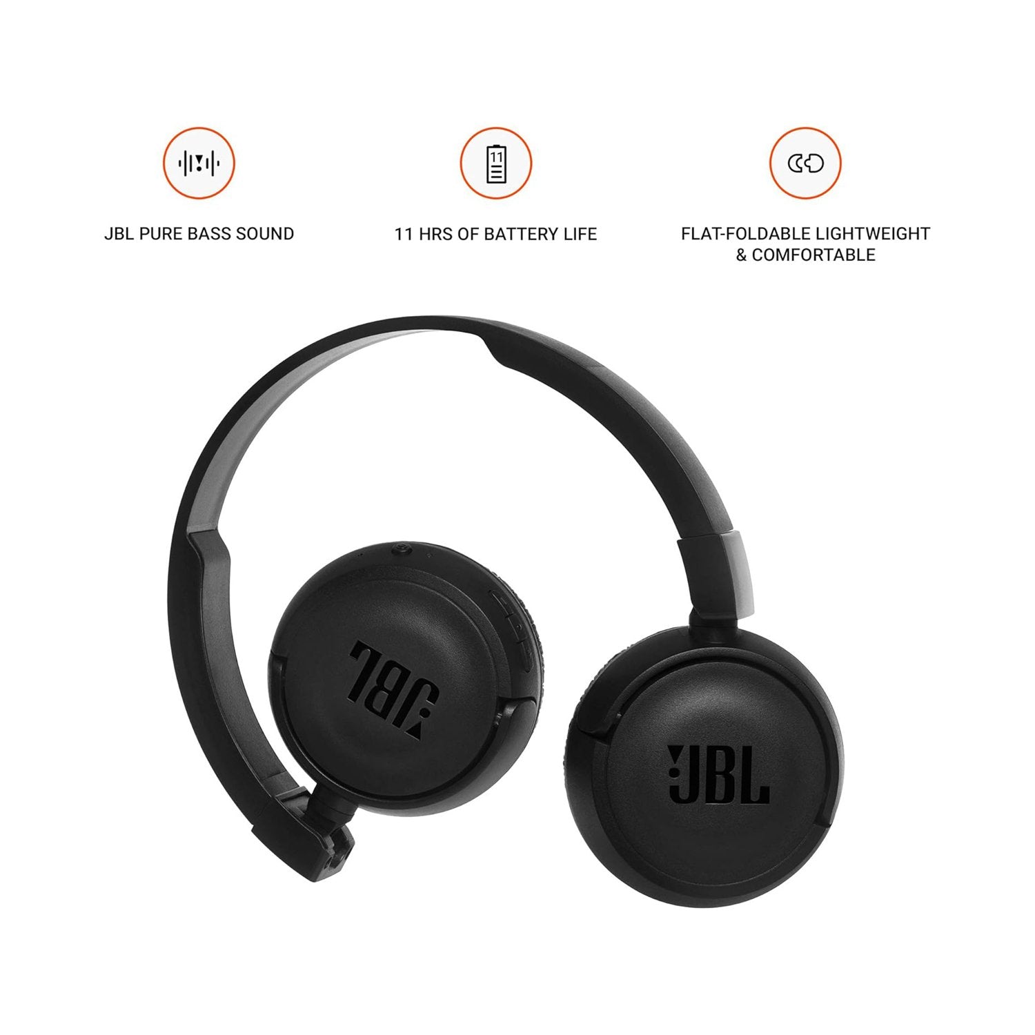 JBL T460BT - Extra Bass Wireless Headphones