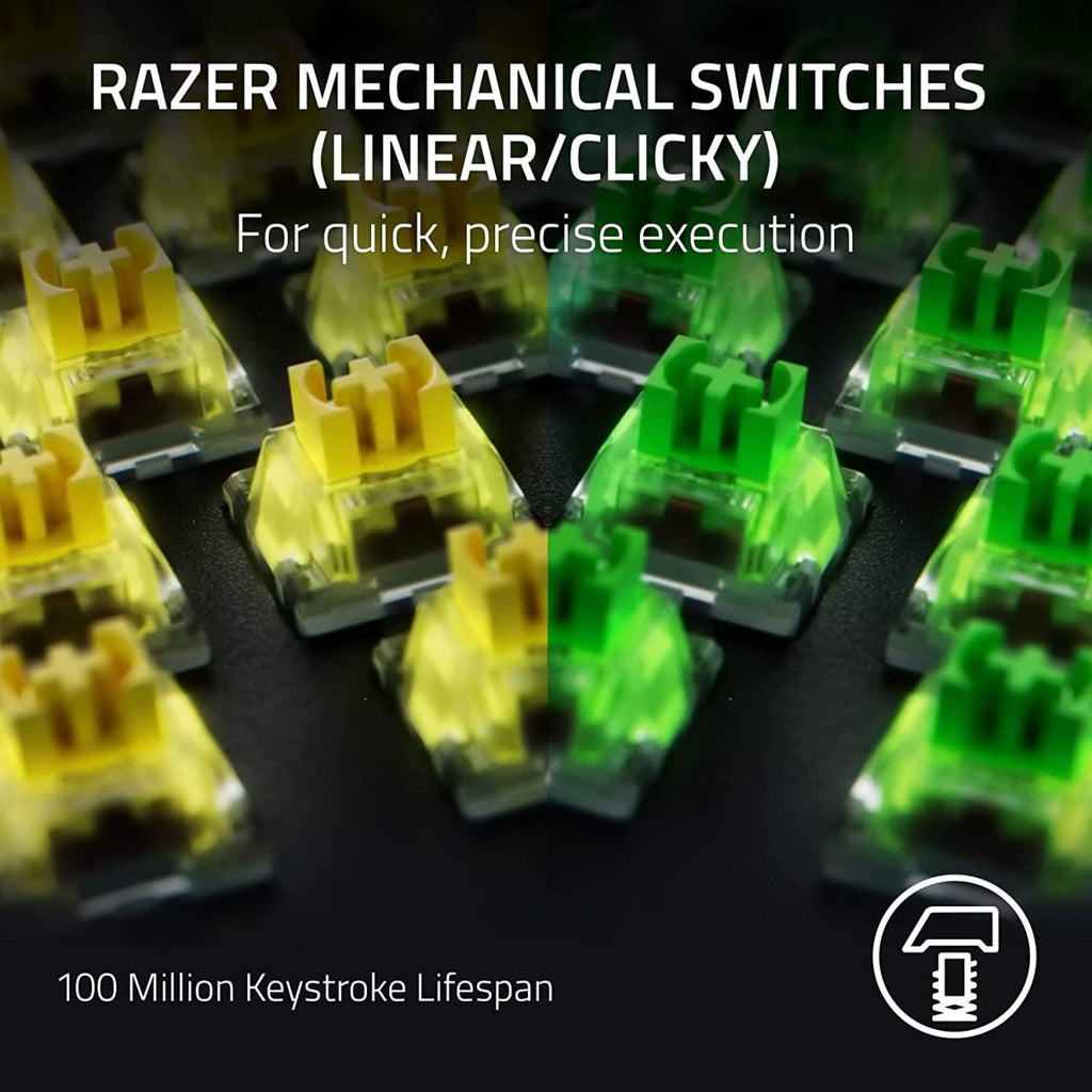Razer BlackWidow V4 Pro - Mechanical Gaming Keyboard (Green Switch) - US Layout