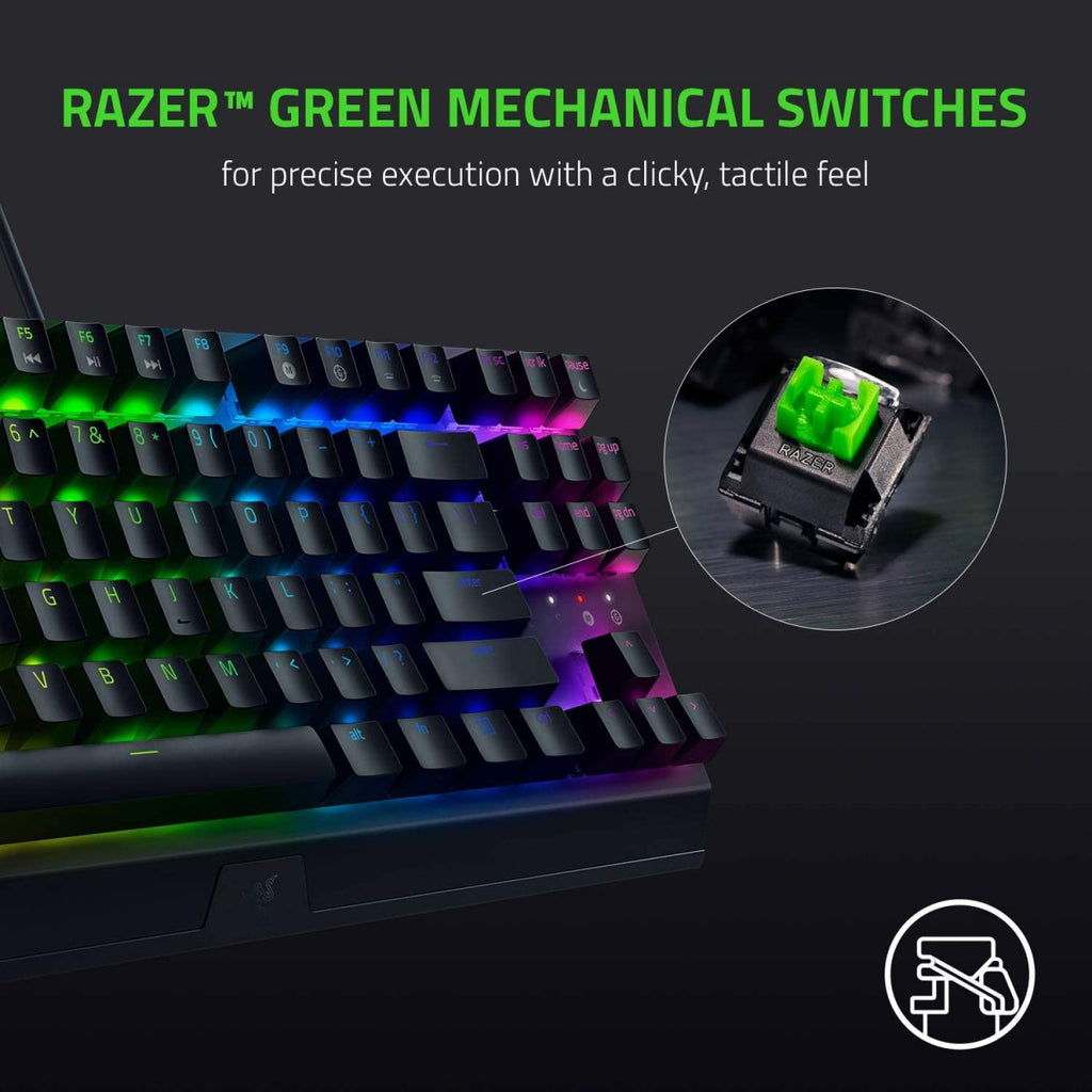 Razer BlackWidow V3 Tenkeyless Yellow Switch Mechanical Gaming Keyboard