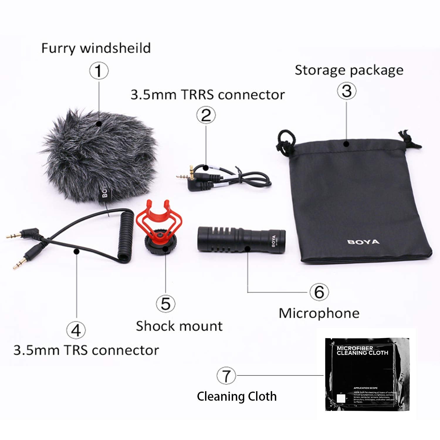 Boya By-Mm1 Video Microphone For Smartphones And DSLR'S