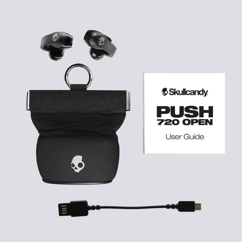 Skullcandy Push 720 Open Wireless Open Ear Bluetooth Earbuds