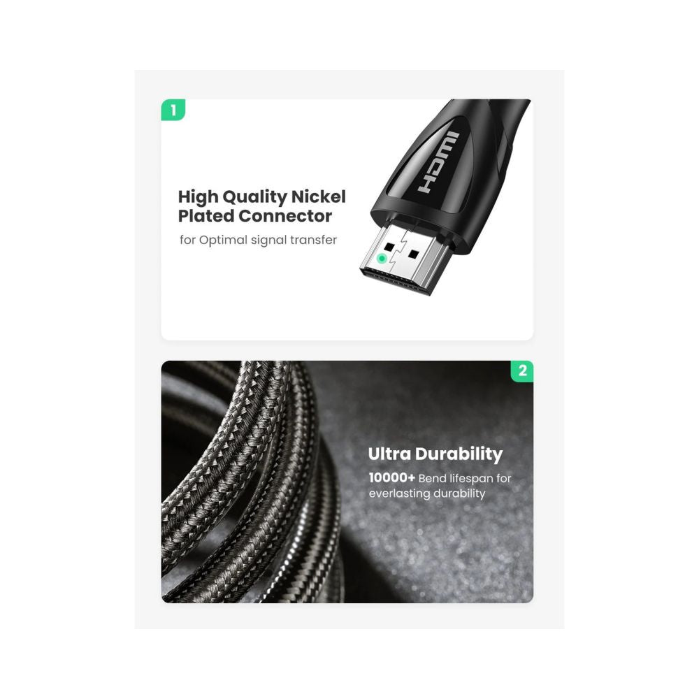 UGREEN 8K HDMI 2.1 Cable 8K@60Hz 4K@120Hz 48Gbps