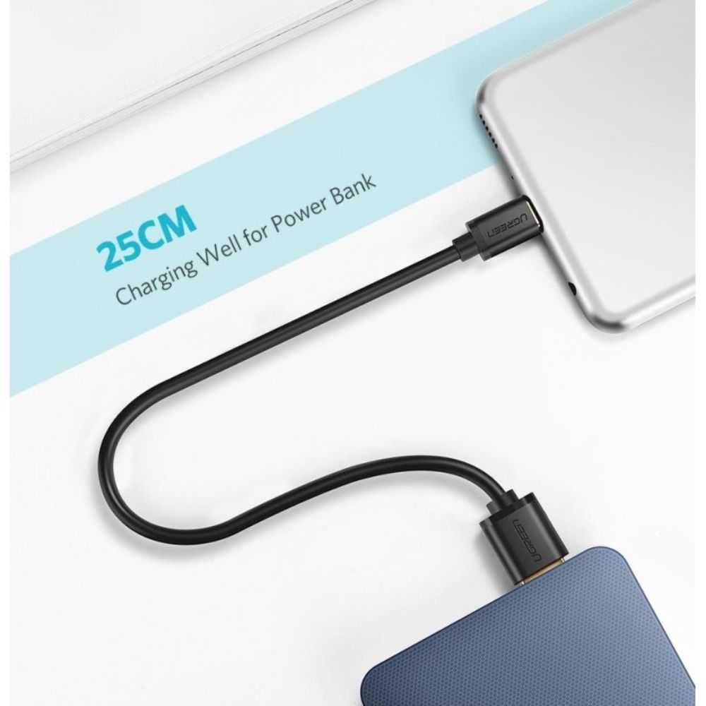 UGREEN USB-A to Micro USB Braided Cable Fast Charge 1.5M