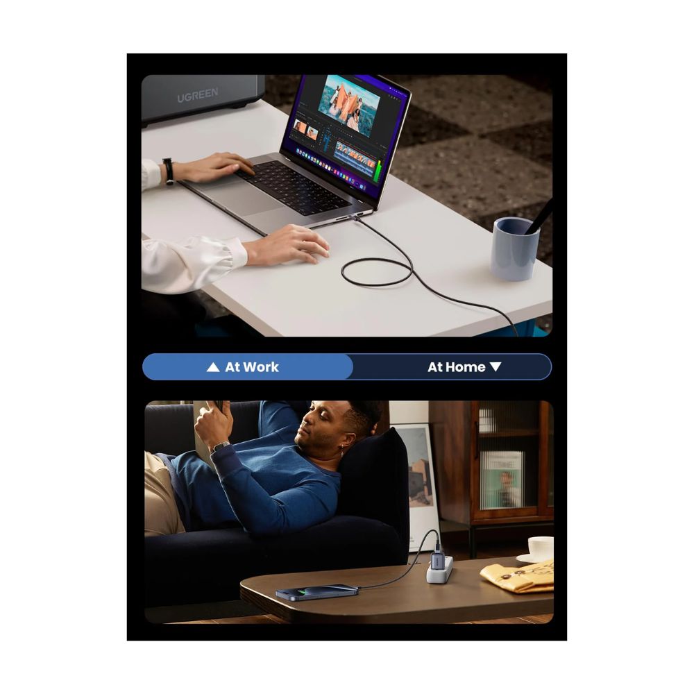 UGREEN USB-C to USB-C 100W Braided Cable & Aluminum Body