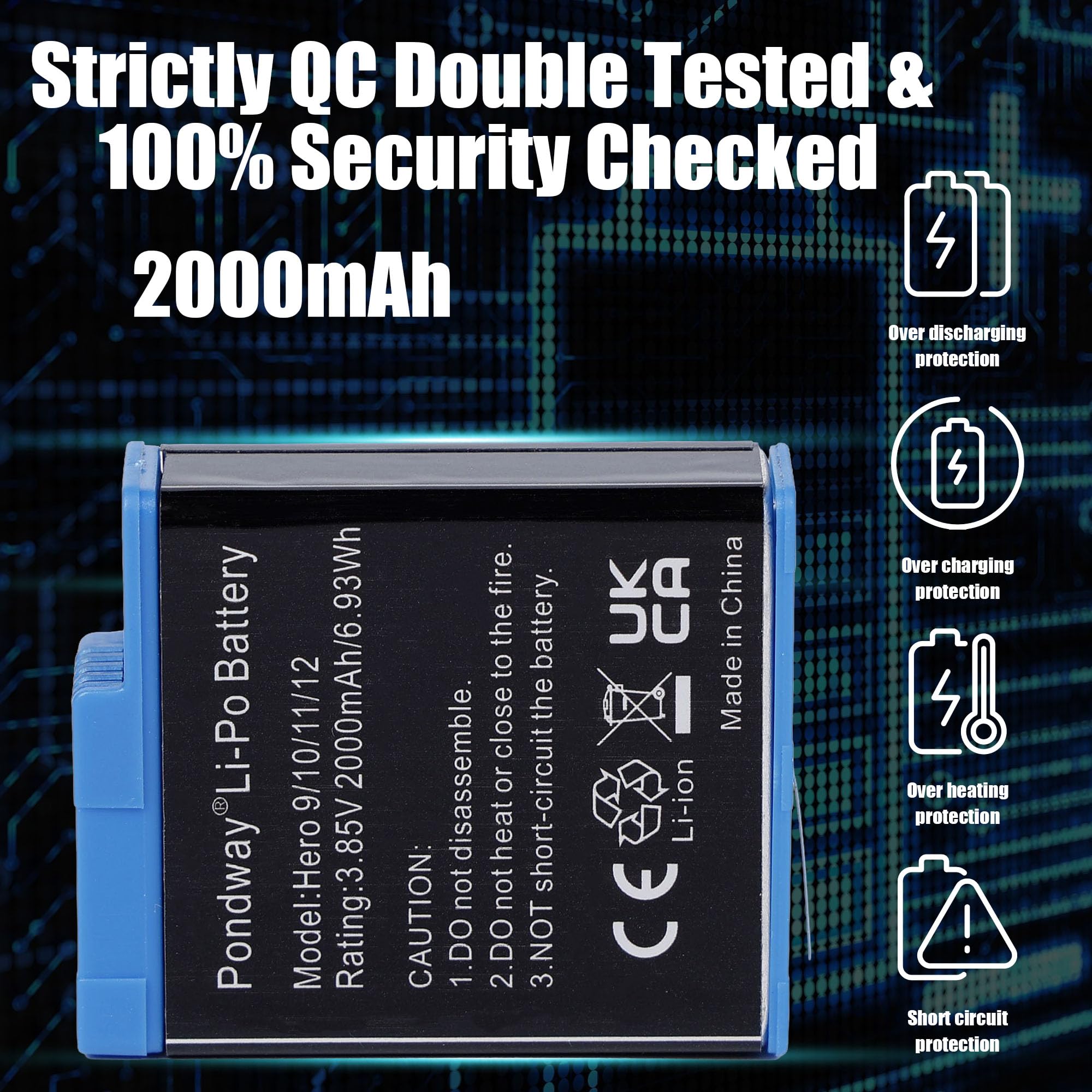 GoPro Rechargeable Li-Ion Battery for HERO9/10 Black