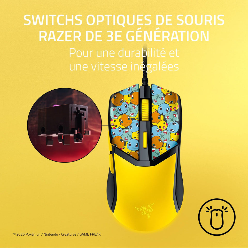 Razer Cobra - Customizable Gaming Mouse - Pokémon Kanto Starters Edition