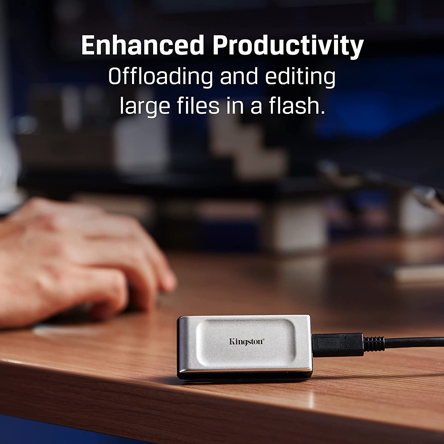 Kingston XS2000 2TB High Performance Portable SSD with USB-C