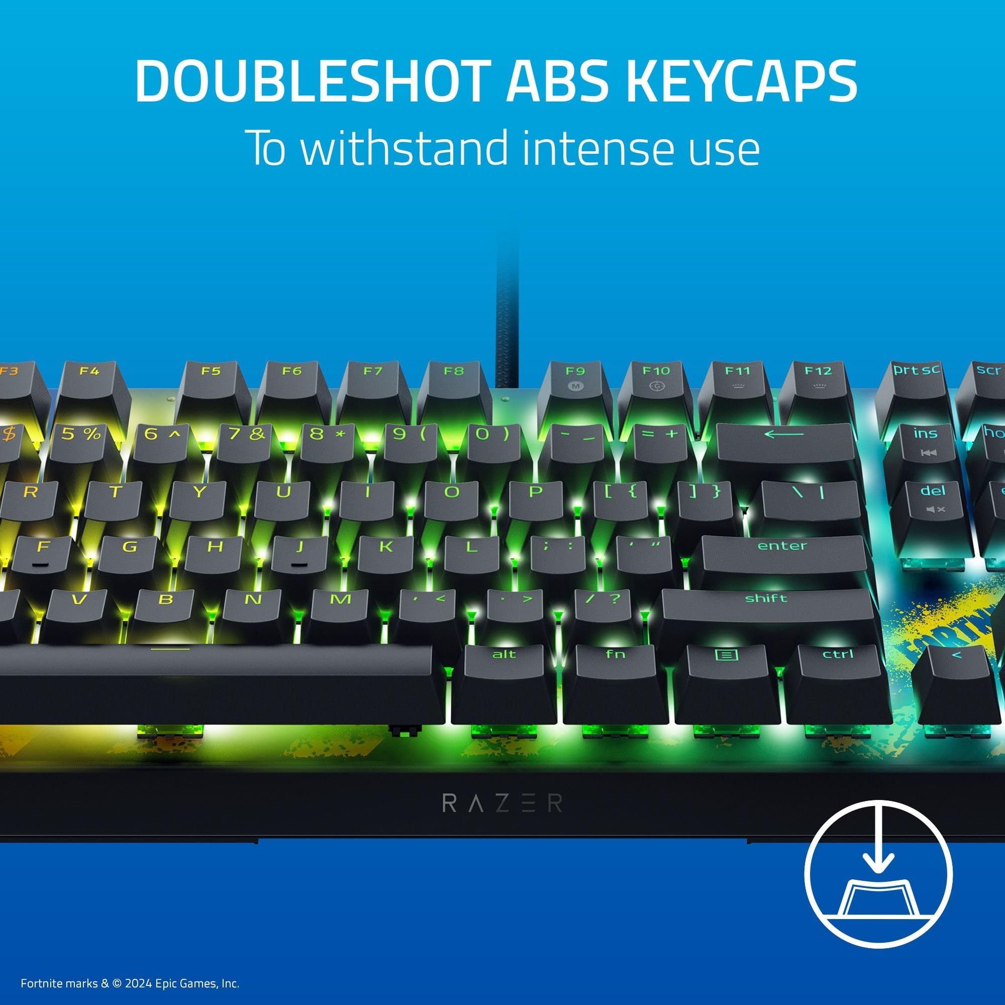 BlackWidow V4 X (Yellow Switch) - Fortnite Ed. - US Layout