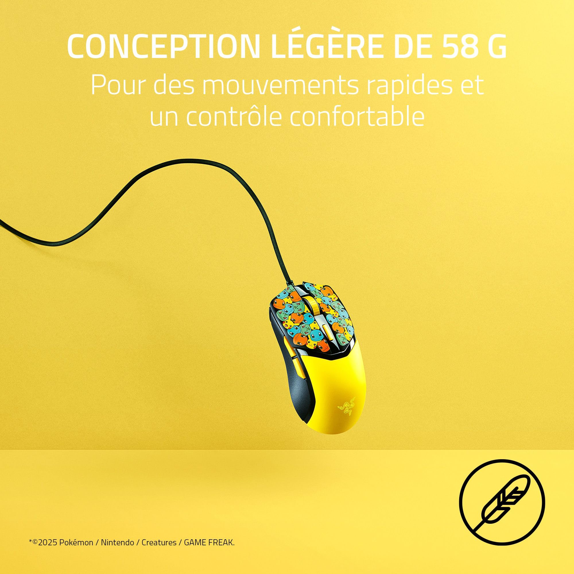 Razer Cobra - Customizable Gaming Mouse - Pokémon Kanto Starters Edition