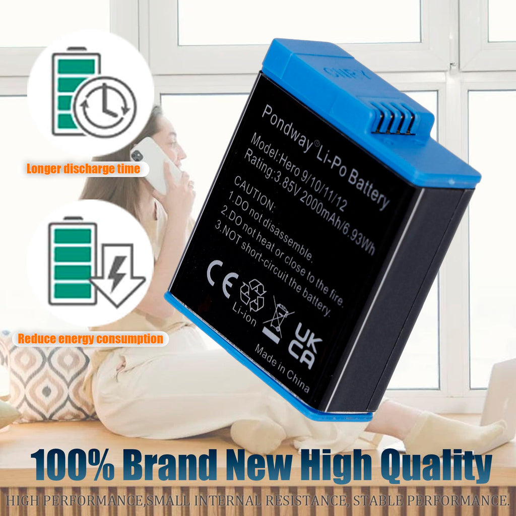 GoPro Rechargeable Li-Ion Battery for HERO9/10 Black