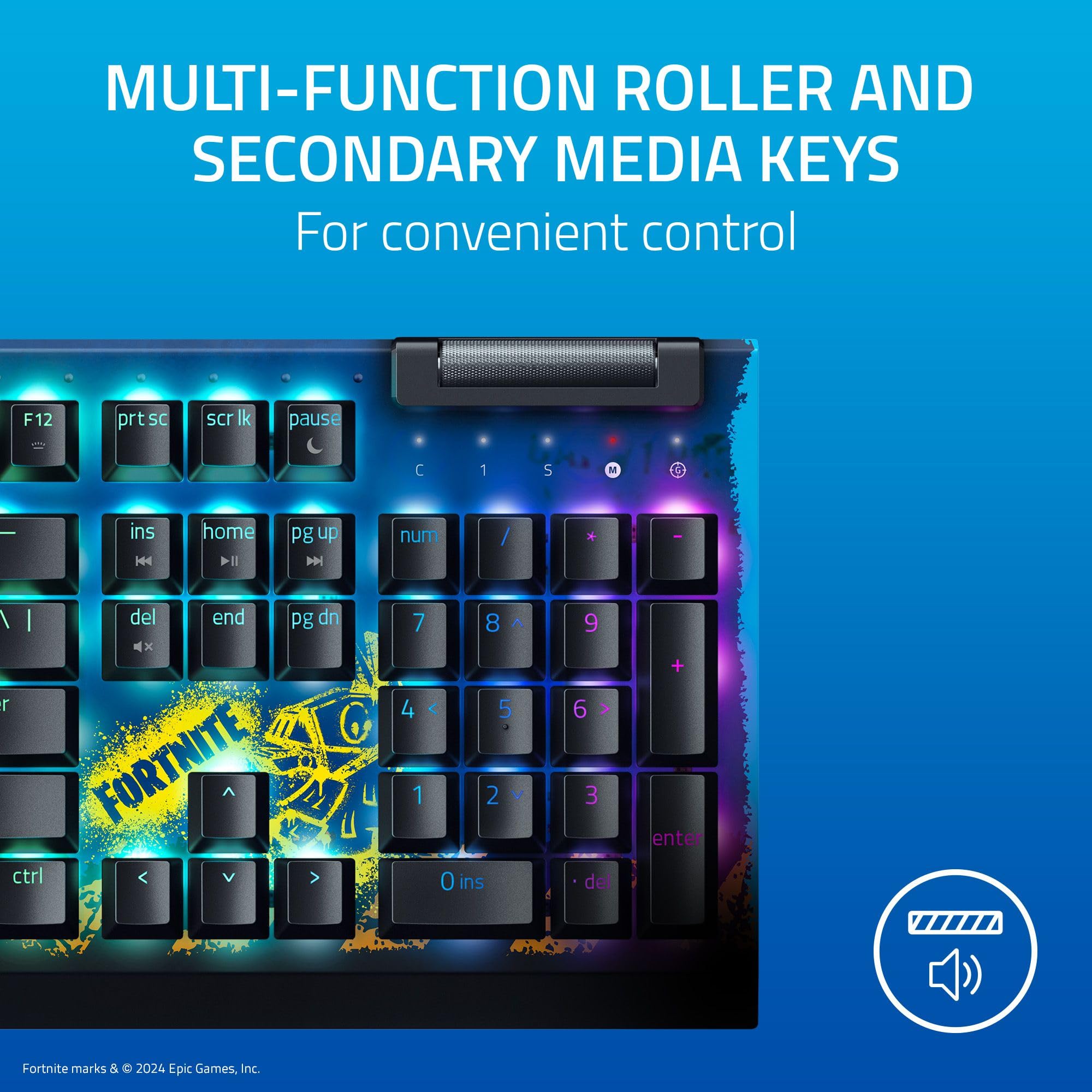 BlackWidow V4 X (Yellow Switch) - Fortnite Ed. - US Layout