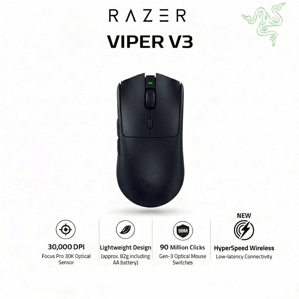 Razer Viper V3 Hyperspeed Wireless Mouse Rz01-04910100