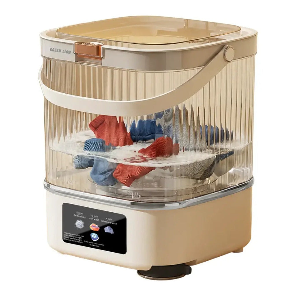 Green Lion Mini Wash 12L Portable Washing Machine - White