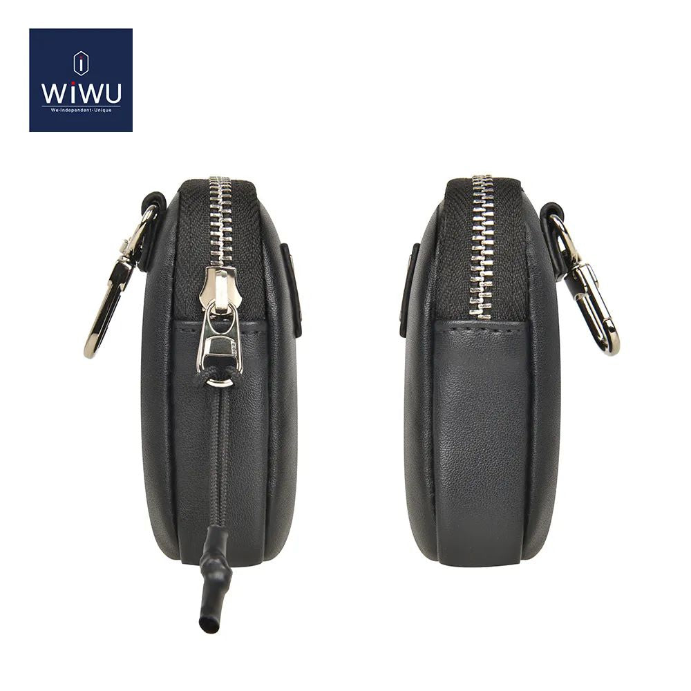 WiWU E-Pouch Soft Nylon Water-Resistant with Portable Hook Storage Carrying Bag