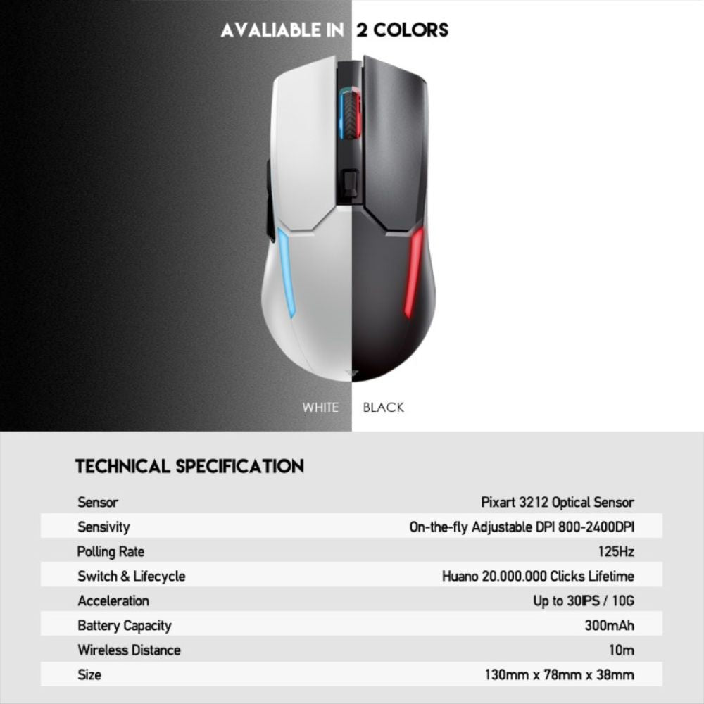 Fantech WGC2 VENOM II Wireless Gaming Mouse
