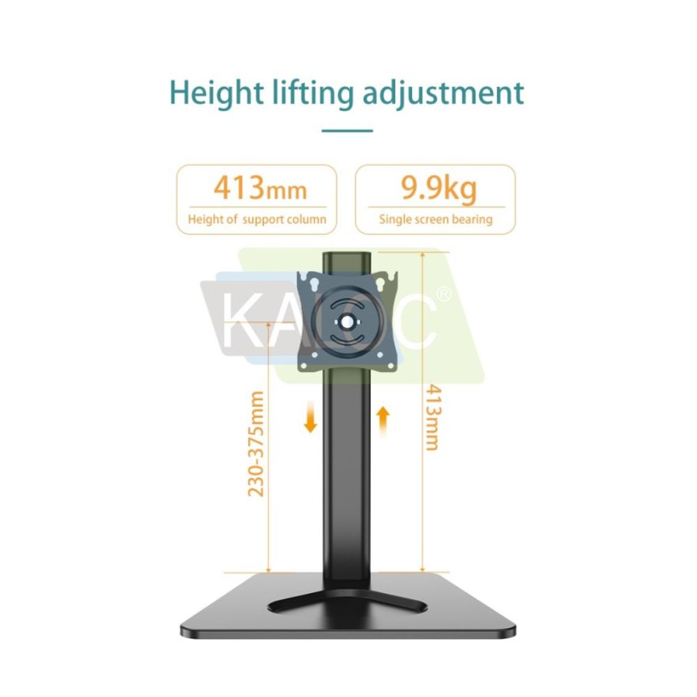 KALOC DZ100T Single Monitor Arm,Easy Adjustment, for Screens 17 to 32 Inches