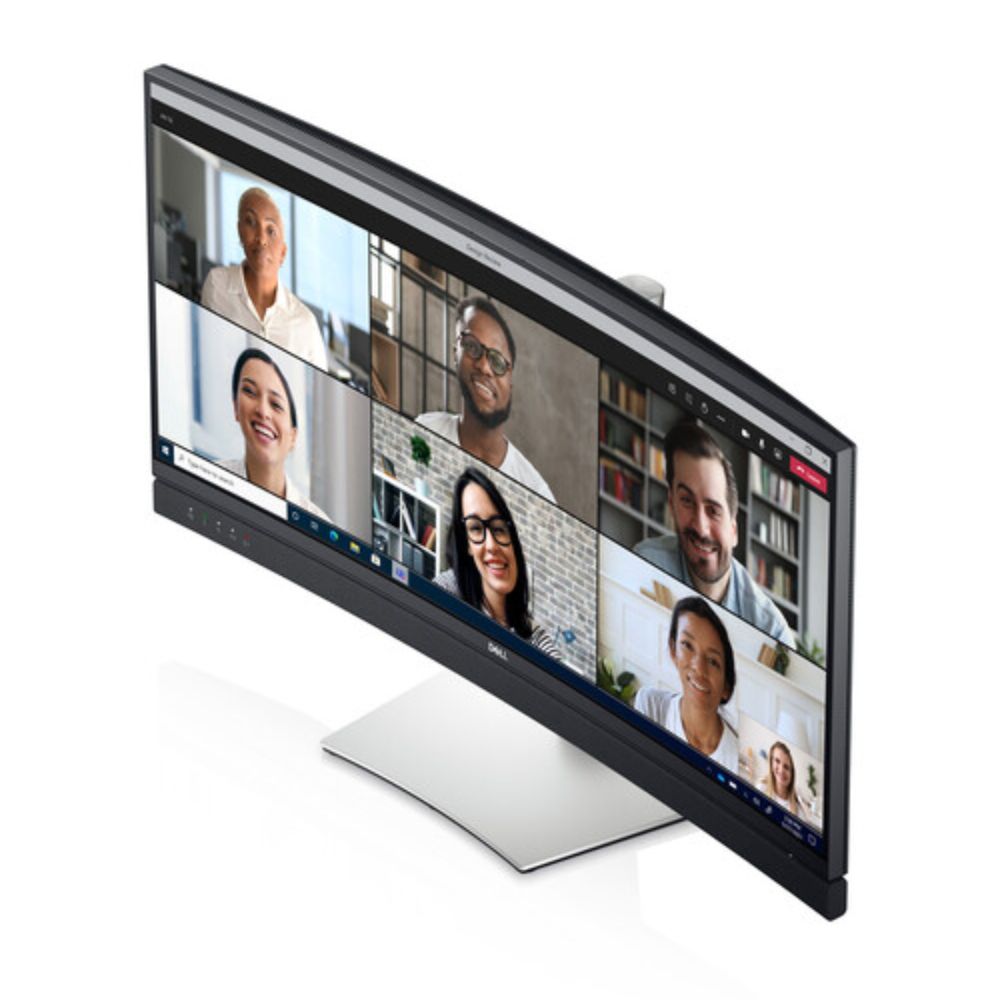 Dell C3422WE Curved Monitor 34", Video conferencing, Integrated IR Camera, 4K Curved, 1 Display Port, 1 HDMI, 3 USB, 1 USB-C