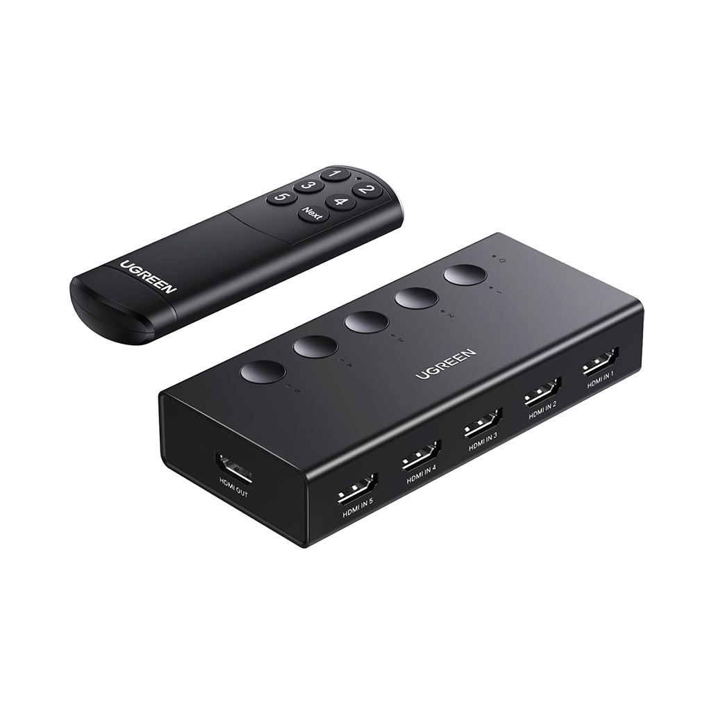 UGREEN HDMI Switch 5 In 1 Out 4K@60Hz | 90512