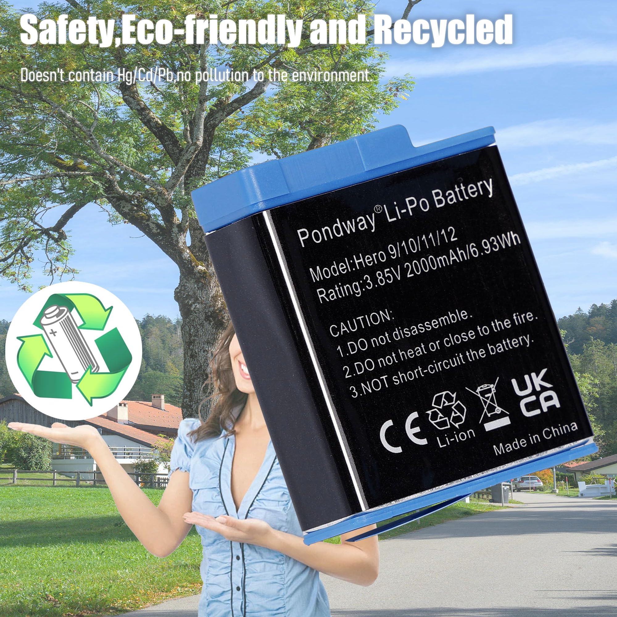 GoPro Rechargeable Li-Ion Battery for HERO9/10 Black
