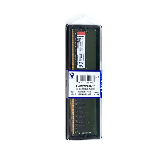 Kingston Value Ram 16GB DDR4 3200MHz For Desktop KVR32N22S8/16
