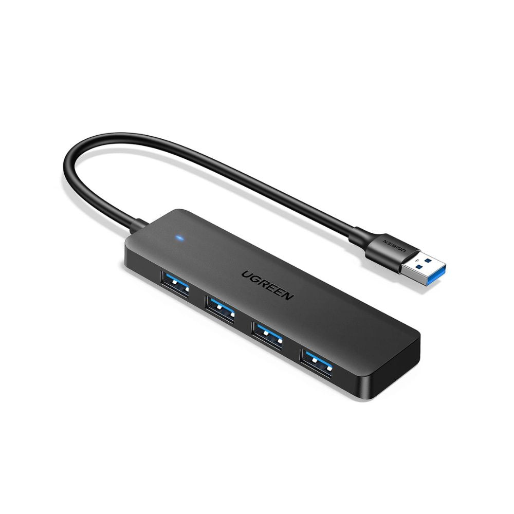 UGREEN USB 3.0 to 4- Port USB 3.0 Hub, with Power Port, Stable Transmission, Data Transfer up to 5 Gbps - CM219 25851 35574