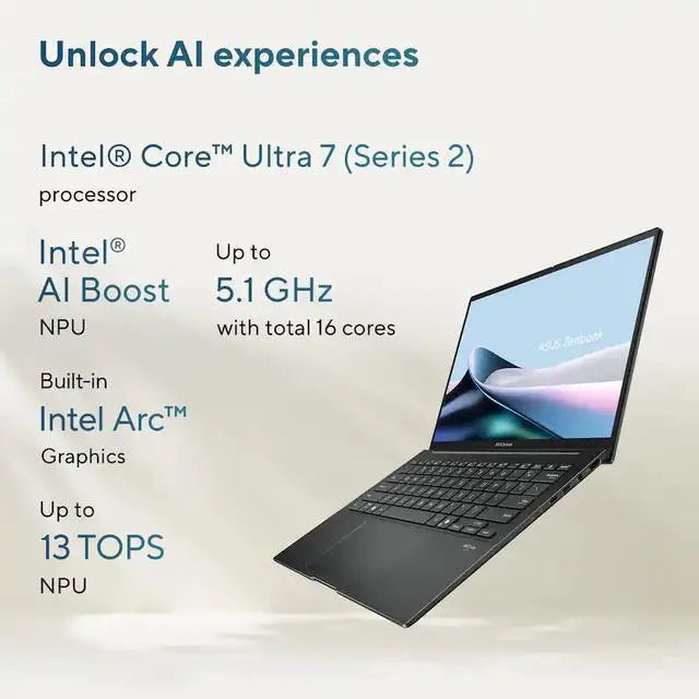 ASUS ZenBook UX3405CA-U7512 Ultra 7 255H 16GB 14-inch Laptop