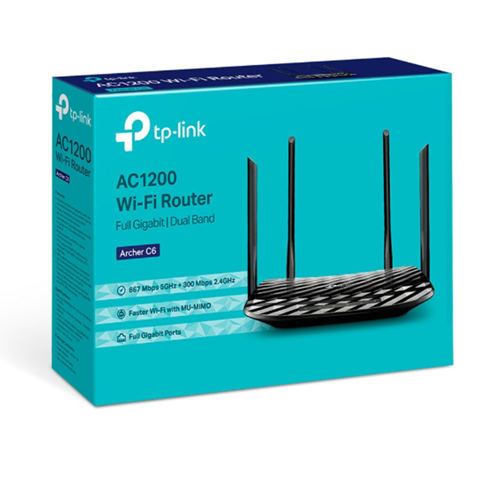TP-Link AC1200 Wireless MU-MIMO Gigabit Router - Archer C6