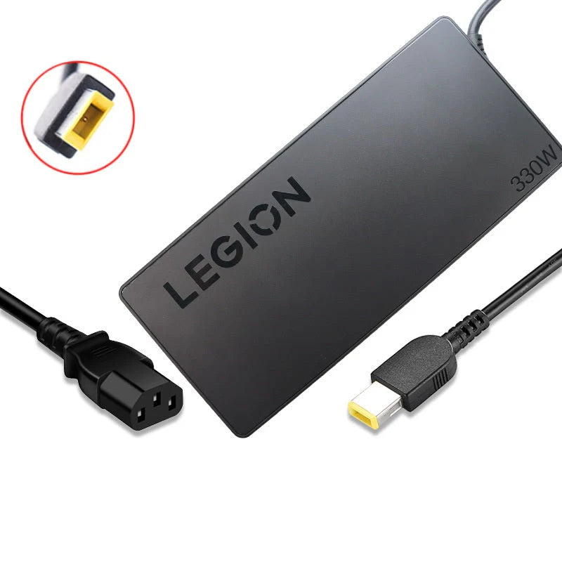 Original Adapter Charger Lenovo 20V 16.5A 330W USB Slim New Shape