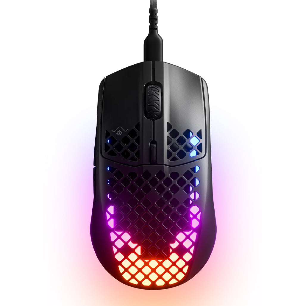 SteelSeries Aerox 3 Wired Onyx - Ultra Lightweight Super-Fast Mouse