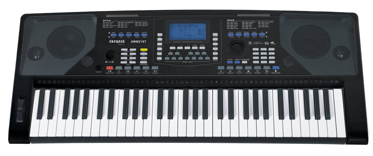 AIWA Oriental Musical Keyboard 61 Key With Touch Response - AWM2187