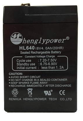 Hengly Sealed Lead-Acid Battery 6 Volts 4 Ah