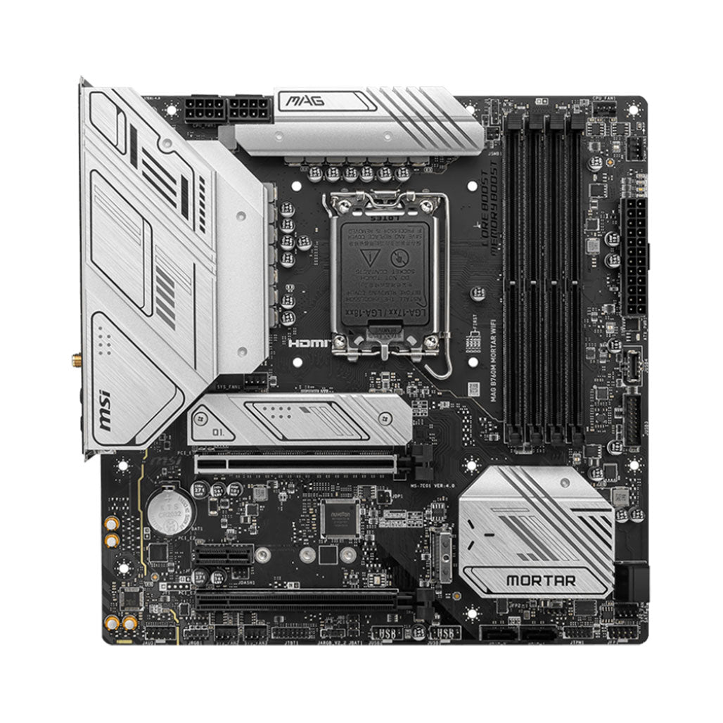 MSI Motherboard MAG B760M Mortar Wifi 911-7E01-012.