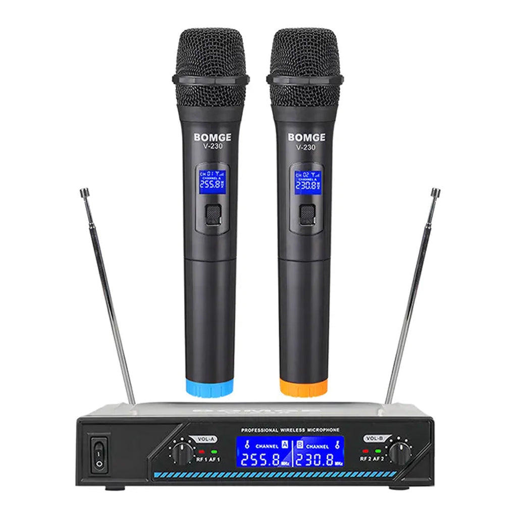 BOMGE V-230 2 Channel Wireless Handheld Microphone