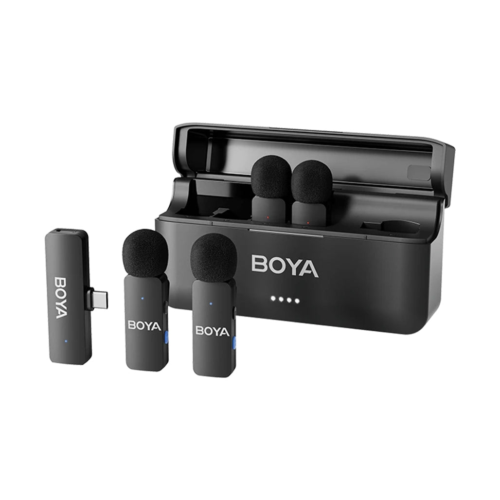 BOYA BY-WM8 Pro-K1 UHF Dual-Channel Wireless Microphone System with One Receiver and One Transmitter