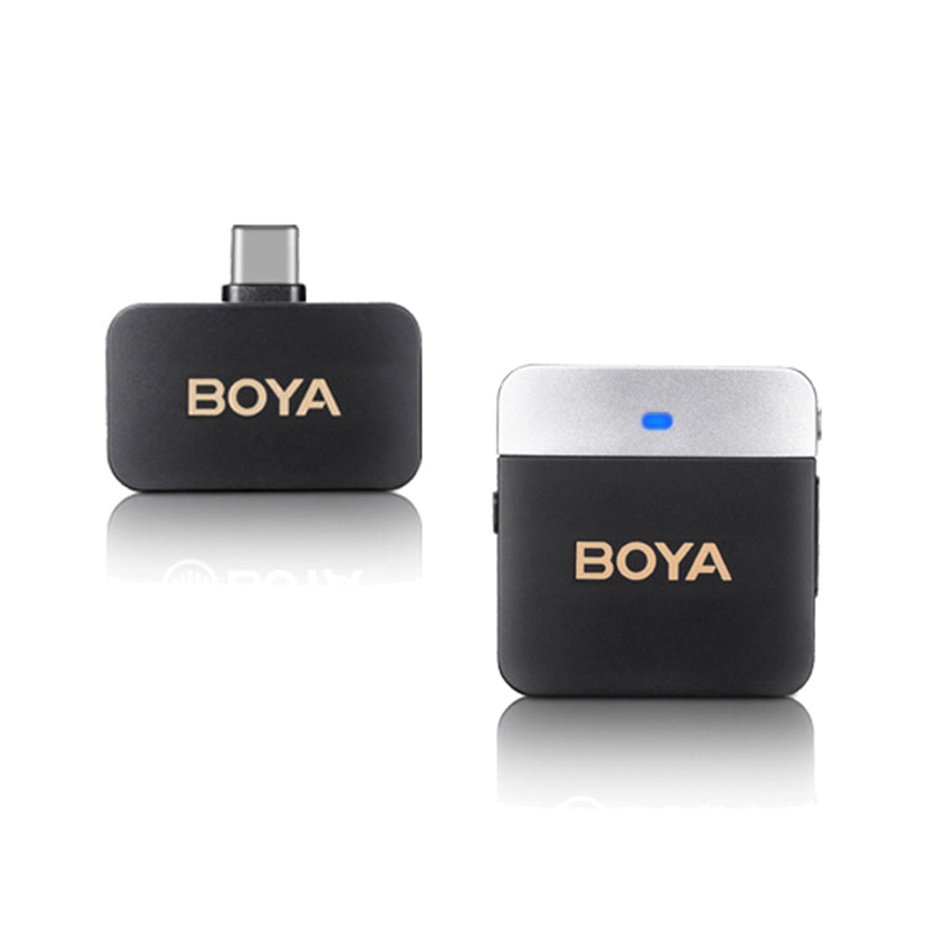 Boya BY-M1V3 - 2.4GHz Dual-Channel Wireless Microphone System.