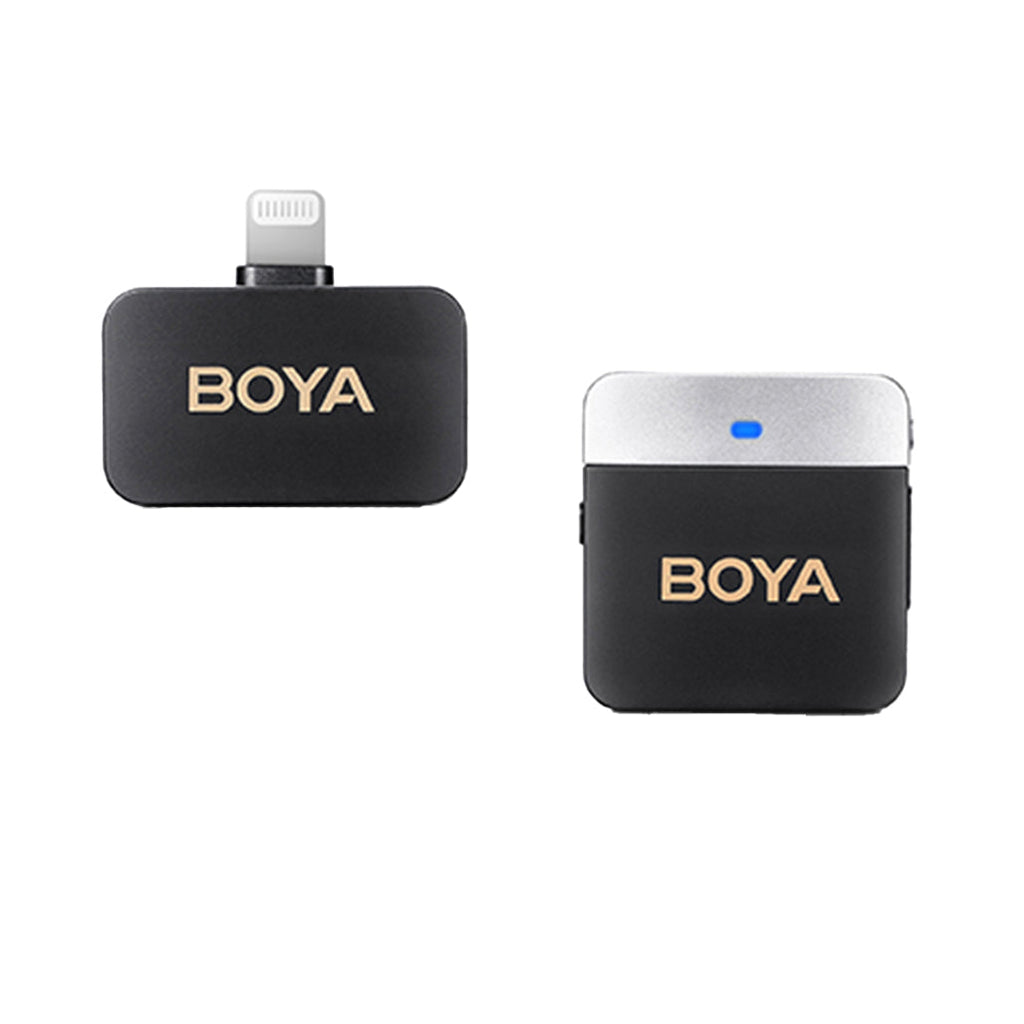Boya BY-M1V3 - 2.4GHz Dual-Channel Wireless Microphone System.