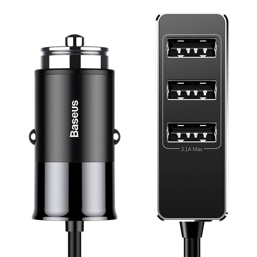 Baseus Car Charger Charging Station 5.5A Black | CCTON-01